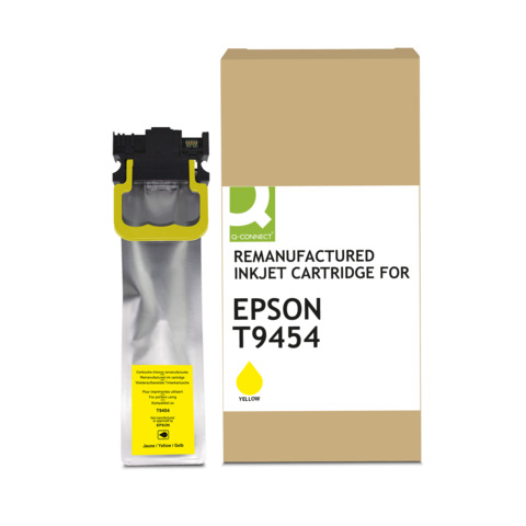 Cartuccia Q-Connect rigenerata Epson T9454 (C13T945440) giallo - KF14248